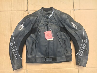 RICHA Samourahi Mens Leather Motorcycle Motorbike Jacket Size UK
