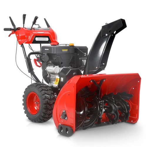 Schneefräse Benzin 13 PS 87 cm Arbeitsbreite Elektrostart Schnee Räumer Schieber - Bild 1 von 12