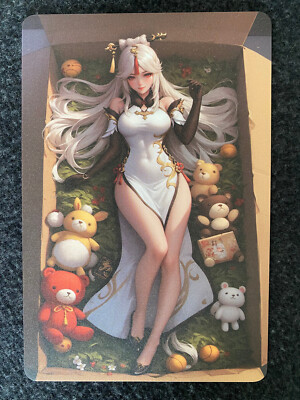 Matchmaker Spicy Waifu A5 Size Card Board NingGuang Genshin Impact Box Toy