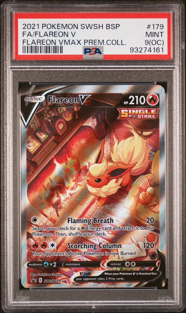 ★REON★ Flareon V SWSH179 Alternate Art Full Art Holo Promo Pokemon
