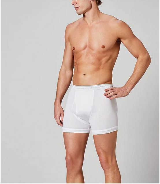 2 PR Roundtree & Yorke Knit Boxer Briefs Men's 100 Cotton 50 Big Man