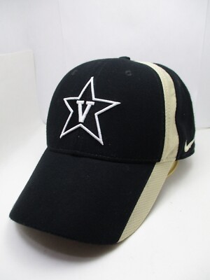 NIKE Vanderbilt Commodores Cap / Hat Black Gold University Adjustable Legacy91