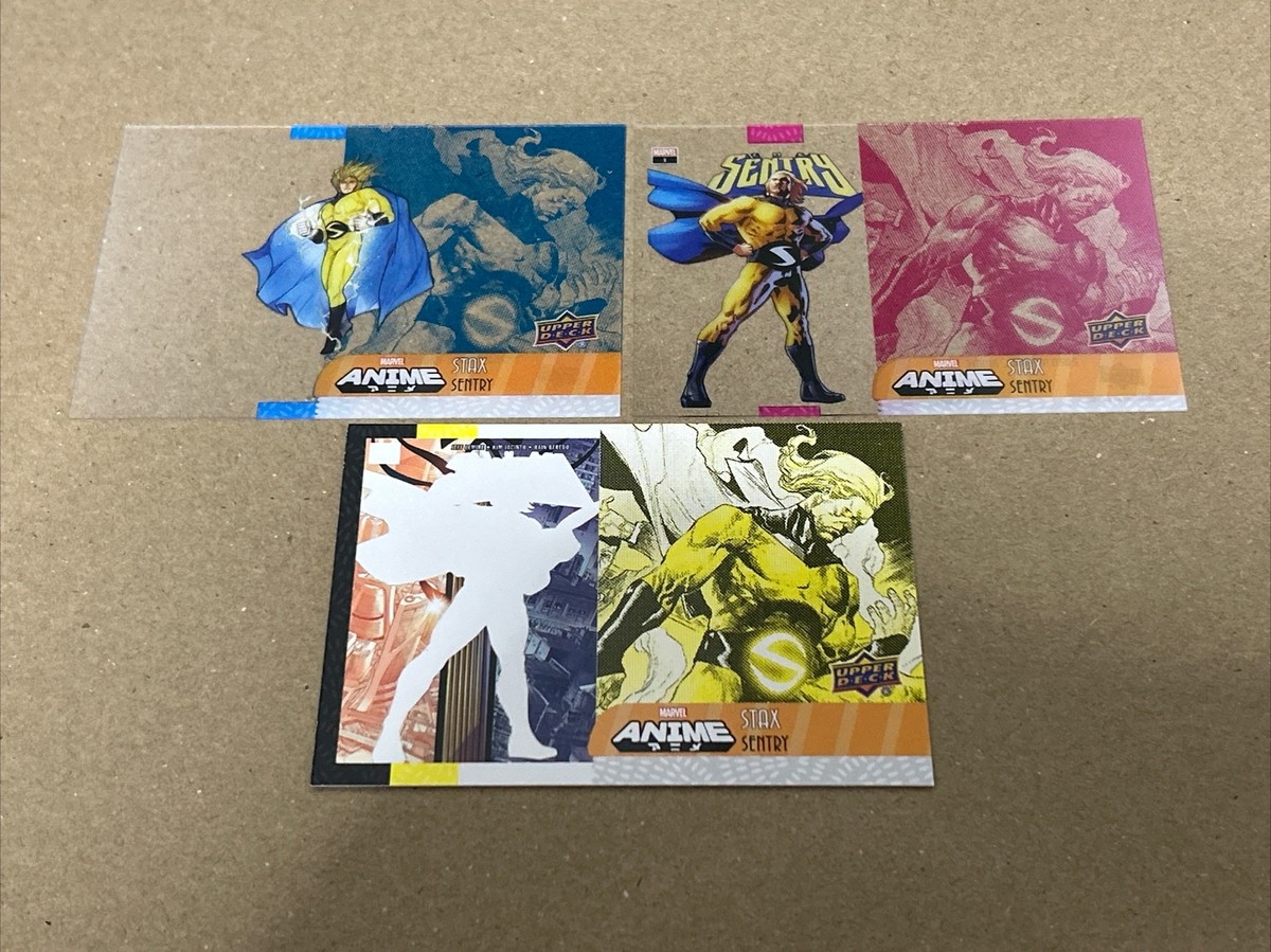マーベル　3ボックス 2020 Upper Deck Marvel Anime STAX Full Set 3 Card Bottom