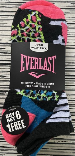 Neu mit Etikett Everlast Damensocken - 7 Paar