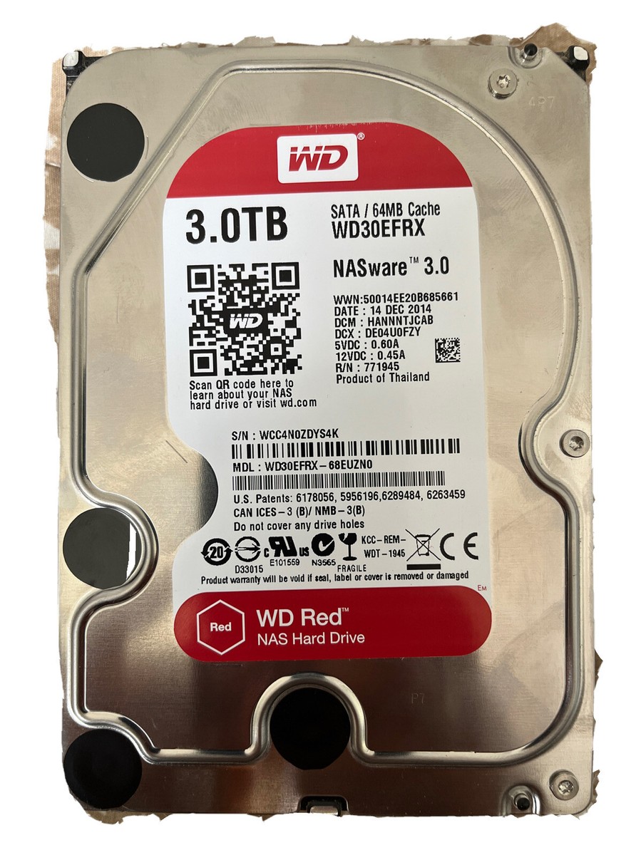 WD Red NAS 3.0 Hard Drive WD30EFRX - Hard Drive - 3 TB
