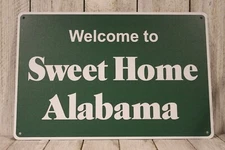 Welcome to Sweet Home Alabama Tin Sign Metal Replica Highway Road Lynyrd Skynyrd