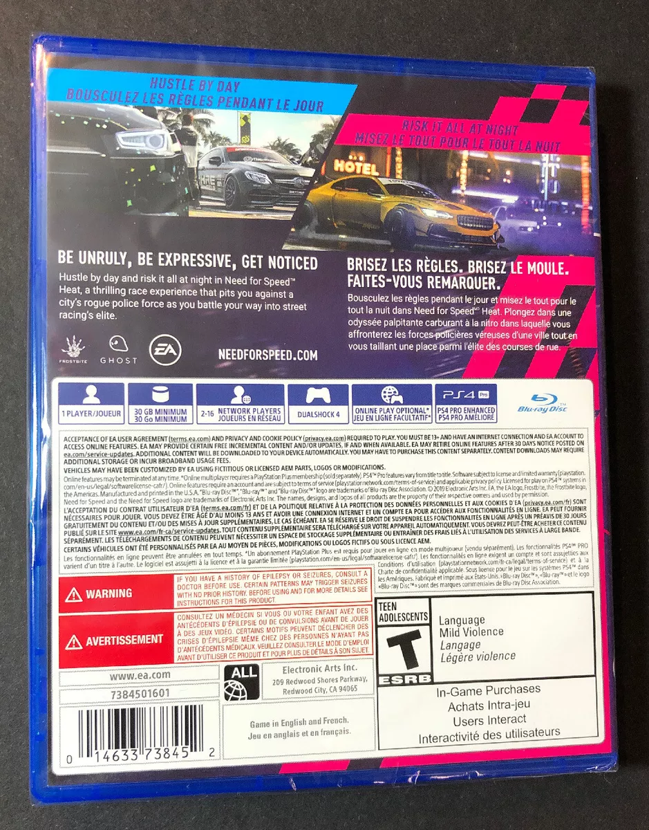 Need for Speed Heat Standard Edition PlayStation 4, PlayStation 5 73845 -  Best Buy