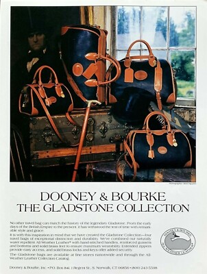 1988 DOONEY BOURKE Travel Bags The Gladstone Collection