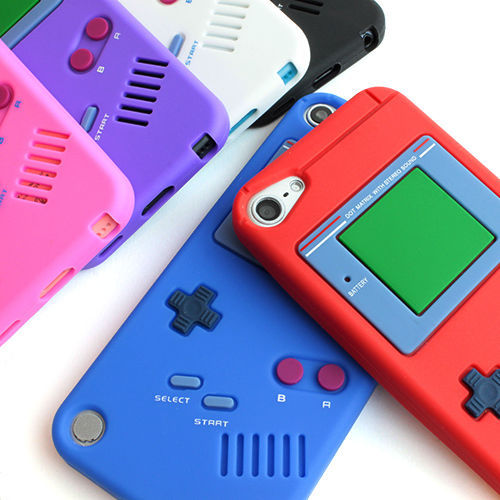 iPod Touch 5th & 6th Gen - Soft Silicone Rubber Skin Case Cover Gameboy Player - Picture 1 of 14