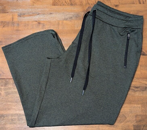 TEK GEAR ON-THE-GO FITNESS TRAINING CAPRI PANTS Women's Petite Small S Olive EUC