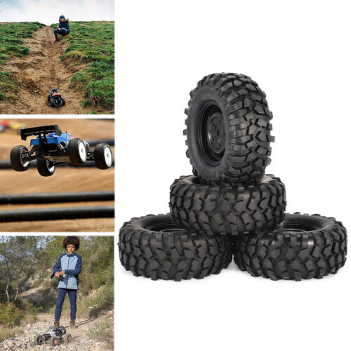 4Pcs 96mm 110mm 1.9 Inch Reusable Beadlock Wheel Rim Tires Set for Traxxas AXIAL - Bild 7 von 13