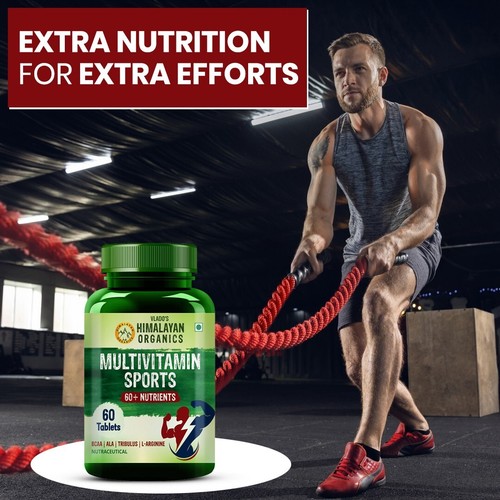 Vlado's Himalayan Organics Multivitamin Sports with 60 + Vital Nutrients 60 Tab - Picture 7 of 7