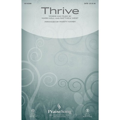 PraiseSong Thrive CHOIRTRAX CD by Casting Crowns Arranged by Marty Hamby