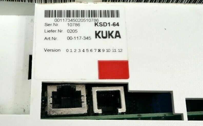 KUKA KSDI-64 Servoamplificatore – E93DA143I4B531, 13293182, Ver. 08 (usato Funzionante)