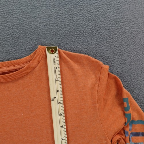 Lucky Brand T Shirt Teens Orange Long Sleeve Crew Neck Size XL (18/20 - Picture 2 of 20
