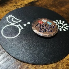 BIRDIES ALL DAY LONG Custom Hand Made Aged Copper Golf Ball Marker!