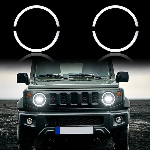 Par de faros proyectores LED DRL dinámicos VLAND para Suzuki Jimny JB74 2019-23 - Imagen 1 de 9