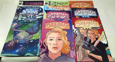 Lot of 10 Various Vault Comics She Said Destroy Complete Zojaqan + More