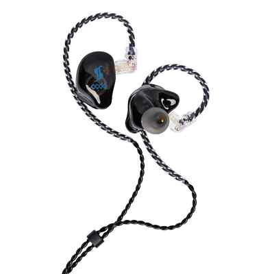 Stagg SPM-435-BK - schwarze In-Ear-Monitore mit 4 Treibern (1,2 m)