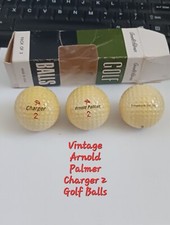 vintage Collectible Arnold Palmer Charger 2 golf balls