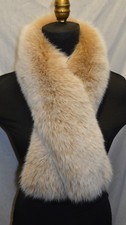 Real Fox Fur Scarf Collar Snow Top Wrap Stole Fling New Manufactured in the US
