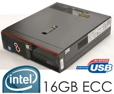 Professional Workstation Fujitsu 16GB ECC Gigabit Network Intel G4650 300GB HDD