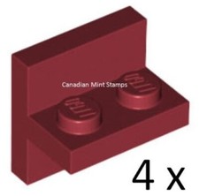 New Lego 4x Dark Red Bracket 2 x 2 - 1 x 2 Centered 41682