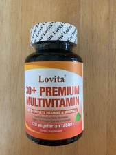 Lovita Premium Multivitamin for Adults 30+120 Veg Tablets