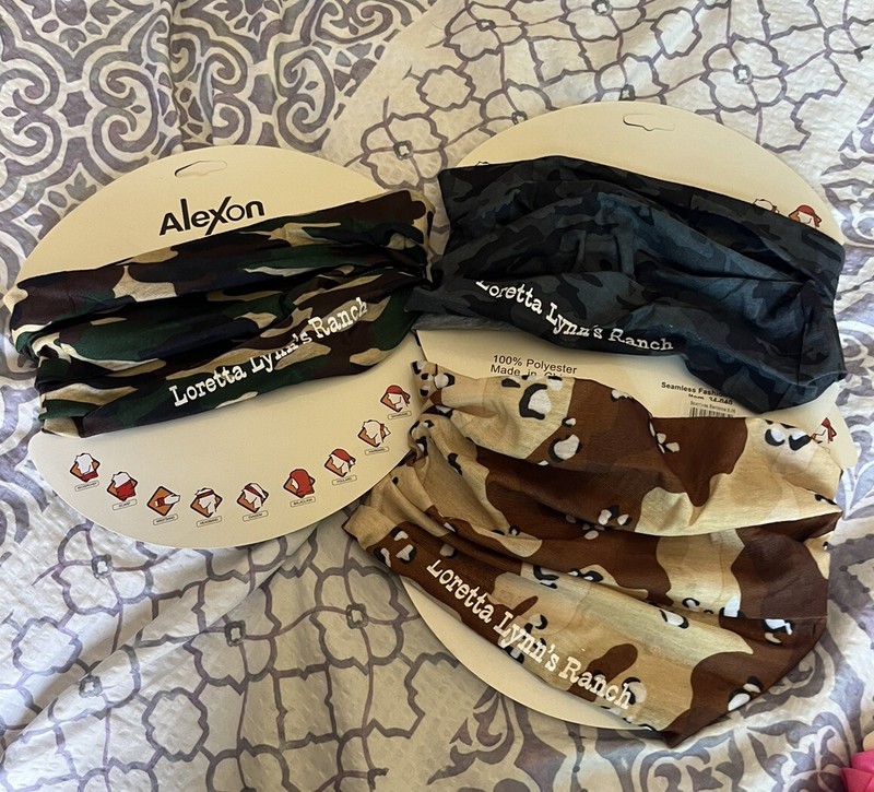 Alexon Seamless Multifunctional Bandana Lot Of 3 Camouflage