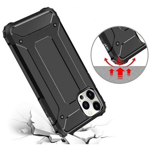 FORCELL ARMOR CUSTODIA COVER CASE PROTETTIVA PER APPLE IPHONE 13 MINI BLACK - Imagen 11 de 12