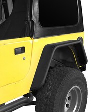 Rear Driver Passenger Tube Fender Flares Steel Fit Jeep Wrangler Tj 1997-2006 Rear Driver Passenger Tube Fender Flares Steel Fit Jeep Wrangler Tj 1997-2006