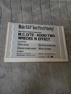 TPGM10 WERBUNG 5 X 8 MACHEN SIE RAP ZU IHRER ERSTEN PRIORITÄT - LIVE IN UK