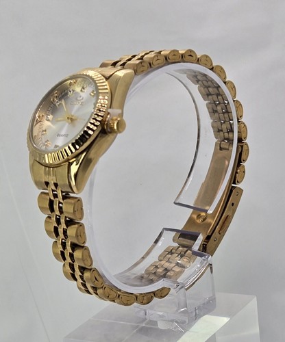 CHENXI Women's Gold Bracelet Crystal Index Dial Analog Quartz Watch - Picture 4 of 14