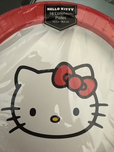 Hello Kitty Birthday Party Supplies Plates Napkins Party Supplies Christmas HTF - Picture 4 of 4