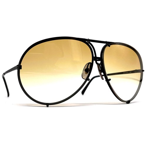 NOS vintage PORSCHE DESIGN by CARRERA 5621 sunglasses - Austria 1980's - Black - Bild 6 von 13