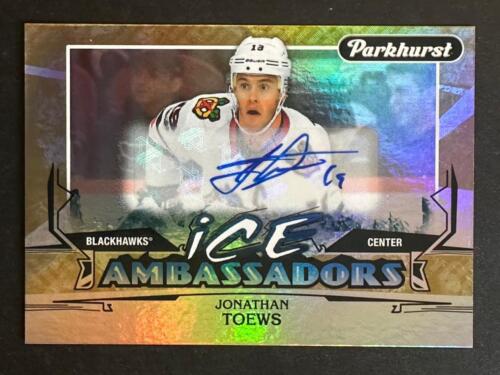 2018 Upper Deck Parkhurst Ice Ambassadors Jonathan Toews Auto Autograph - Picture 1 of 1