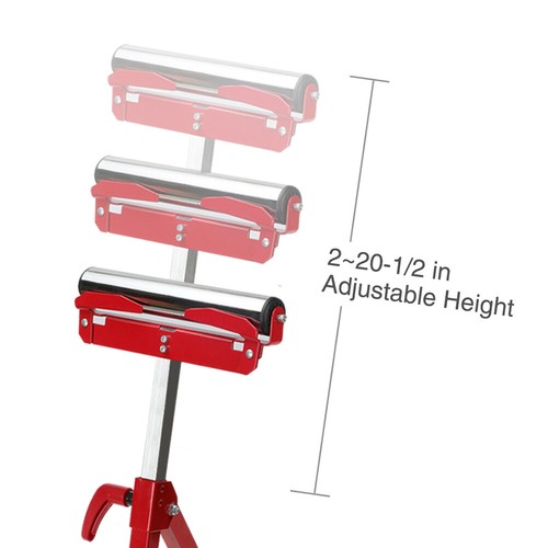 WORKPRO Folding Roller Stand Height Adjustable, Heavy Duty 250 LB Load Capacity - Picture 8 of 8