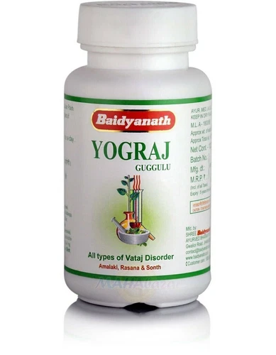 Baidyanath Herbal Guggulu Yograj Yogiraj Guggul 120 Tablets - Picture 1 of 6