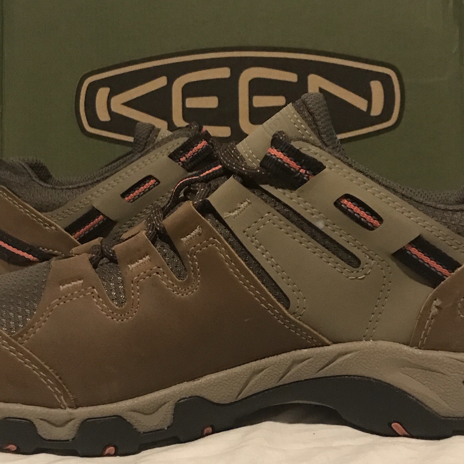 Scarpe sneakers da trekking impermeabili Steens da donna taglia 10 M nuove Keen 1022336