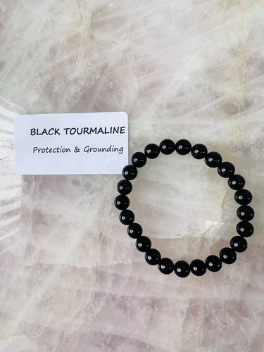 Genuine Crystal Gemstone Bracelet Chakra Natural Stone Bead Anxiety unisex Gift - Picture 8 of 47