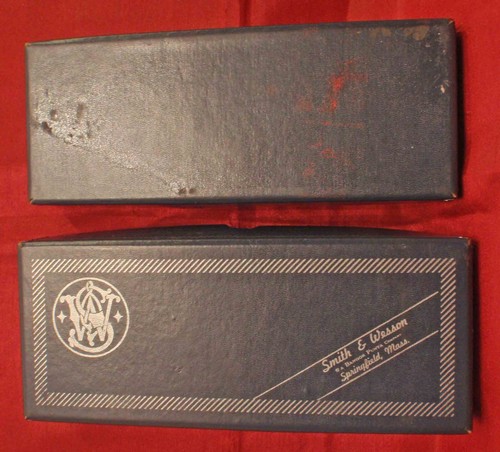 Smith & Wesson Model 64 Military & Police vintage 2-Piece blue cardboard box - Picture 4 of 5