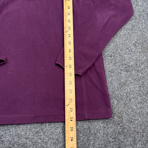 Columbia Fleecejacke Damen Größe S lila leichter 1/4 Reißverschluss Pullover - Bild 7 von 11