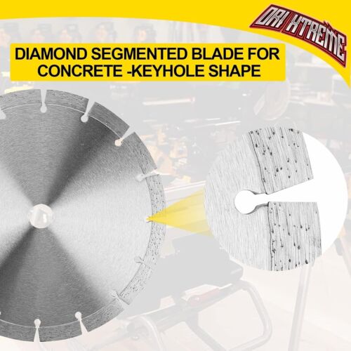 16" Segmented Diamond Blade with 1-20mm Arbor - Perfect for Versatile Cutting - Picture 7 of 7