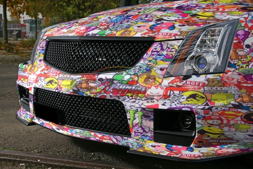 【Sticker Bomb】 Vinyl Wrap Decal Film Graffiti Cartoon Anime JDM USDM Sheet DIY - Picture 73 of 77
