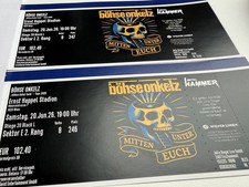 Böhse Onkelz Wien 20.06.2026 2 Sitzplätze