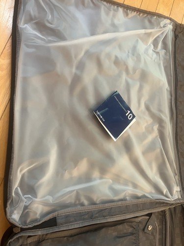 💙Samsonite Silhouette 5 Garment Bag 40” Tapestry Folding Shoulder Handle Black - Picture 11 of 14