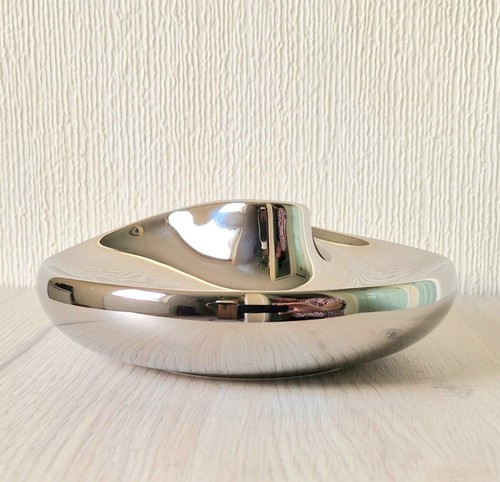 Vintage Rosenthal Studio Line Metallic Ceramic Swirl Dish By Cairn Young 90's - Picture 8 of 13