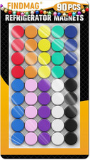 90 Pcs Magnets Refrigerator, Strong Whiteboard Magnets Decorative for Classroom,