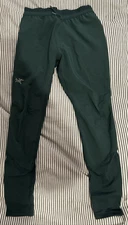 Arc’teryx Men’s Norvan Hybrid Tights - Gore-Tex Infinium Fabric - Green - Small