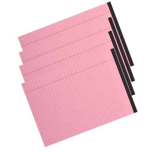  Cuaderno de escritura rosa 4 piezas A4 cuaderno forrado rasgable blocs de notas nota - Imagen 12 de 12